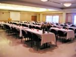 Brick City Banquet Room set up for an event