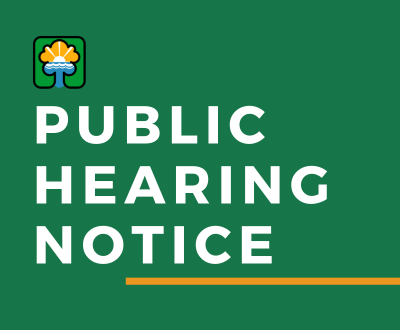 Public Hearing Notice Newsflash