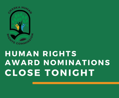 Human Rights Award Close Tonight Newsflash